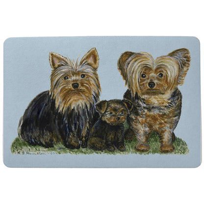Yorkies Door Mat 18x26