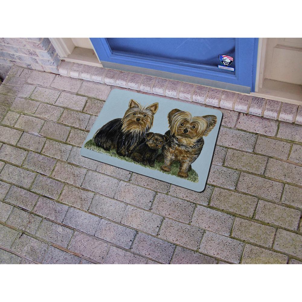 Yorkies Door Mat 18x26