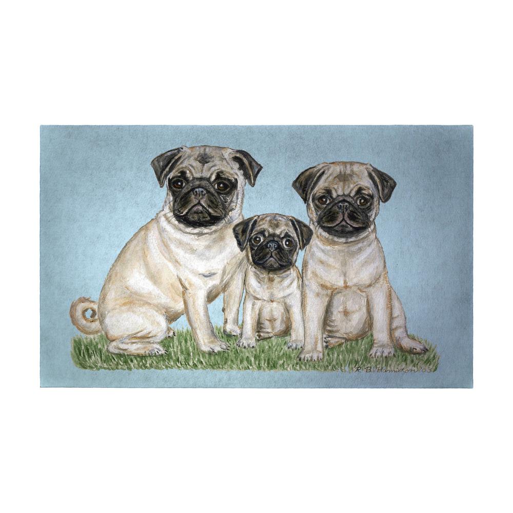 Pugs Door Mat 30x50