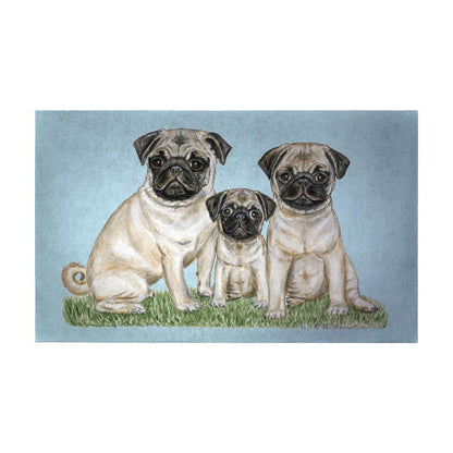 Pugs Door Mat 30x50