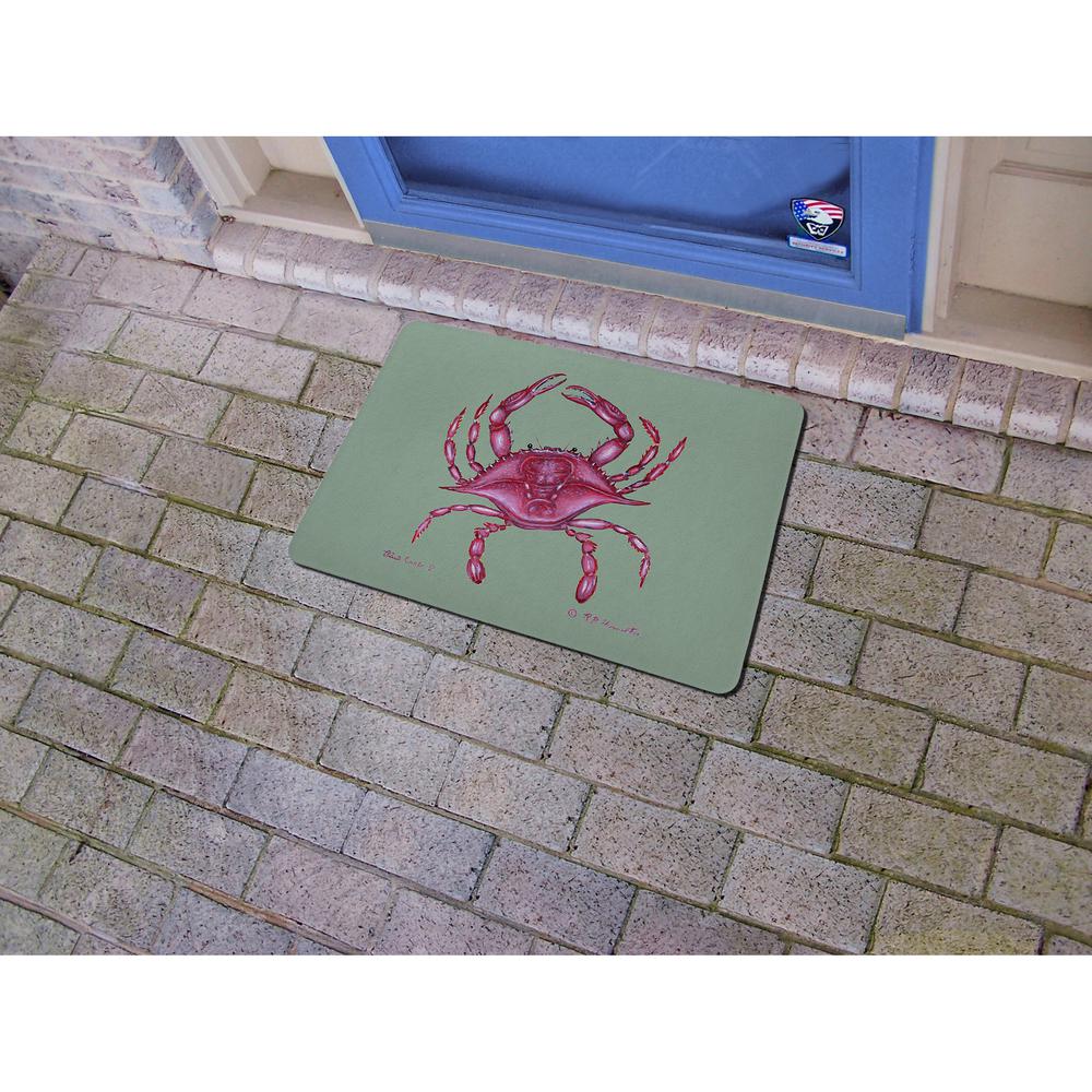 Pink Crab Door Mat 18x26