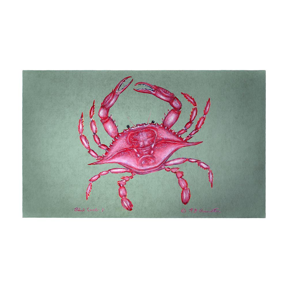 Pink Crab Door Mat 30x50