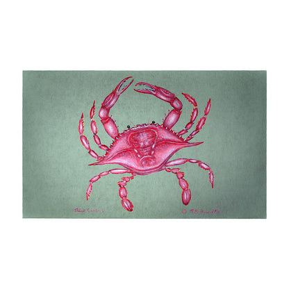 Pink Crab Door Mat 30x50
