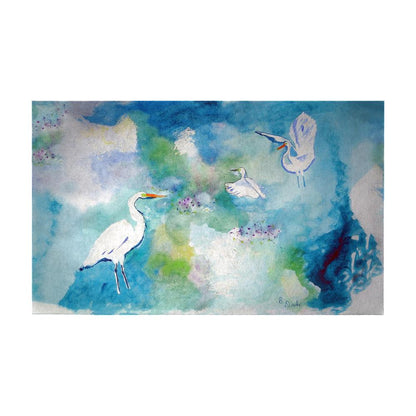 Three Egrets Door Mat Large 30"x50"