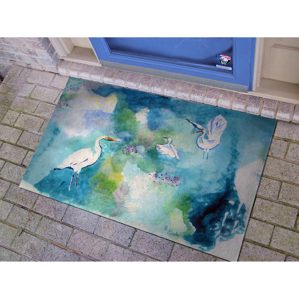 Three Egrets Door Mat Large 30"x50"