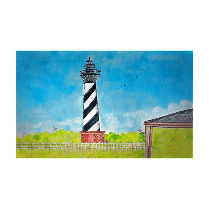 Hatteras Lighthouse Door Mat Large 30"x50"