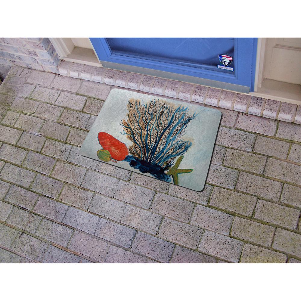 Coral & Shells Door Mat 18"x26"
