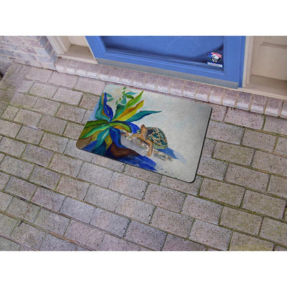 Turtle & Lily Door Mat 18"x26"