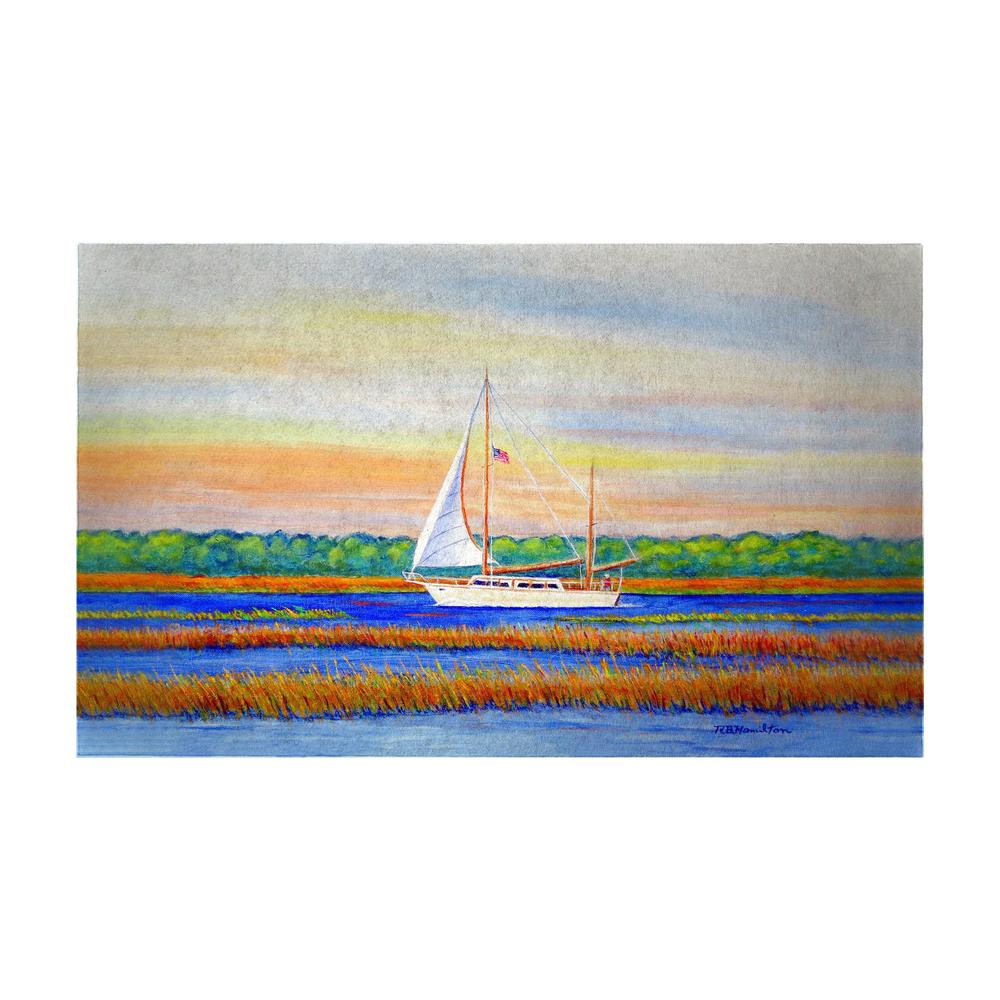 Marsh Sailing Door Mat Large 30"x50"