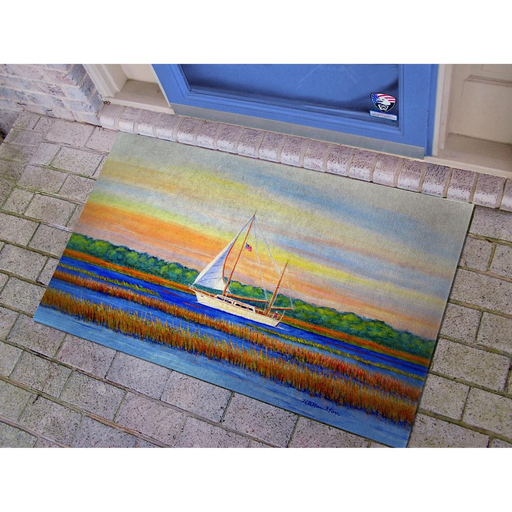 Marsh Sailing Door Mat Large 30"x50"