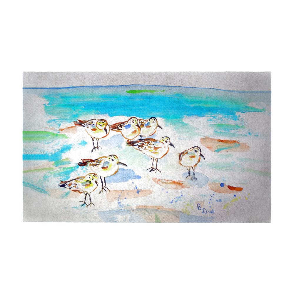 Seven Sanderlings Door Mat Large 30"x50"