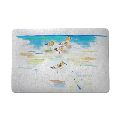 Five Sanderlings Door Mat 18"x26"