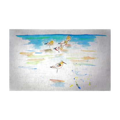Five Sanderlings Door Mat Large 30"x50"