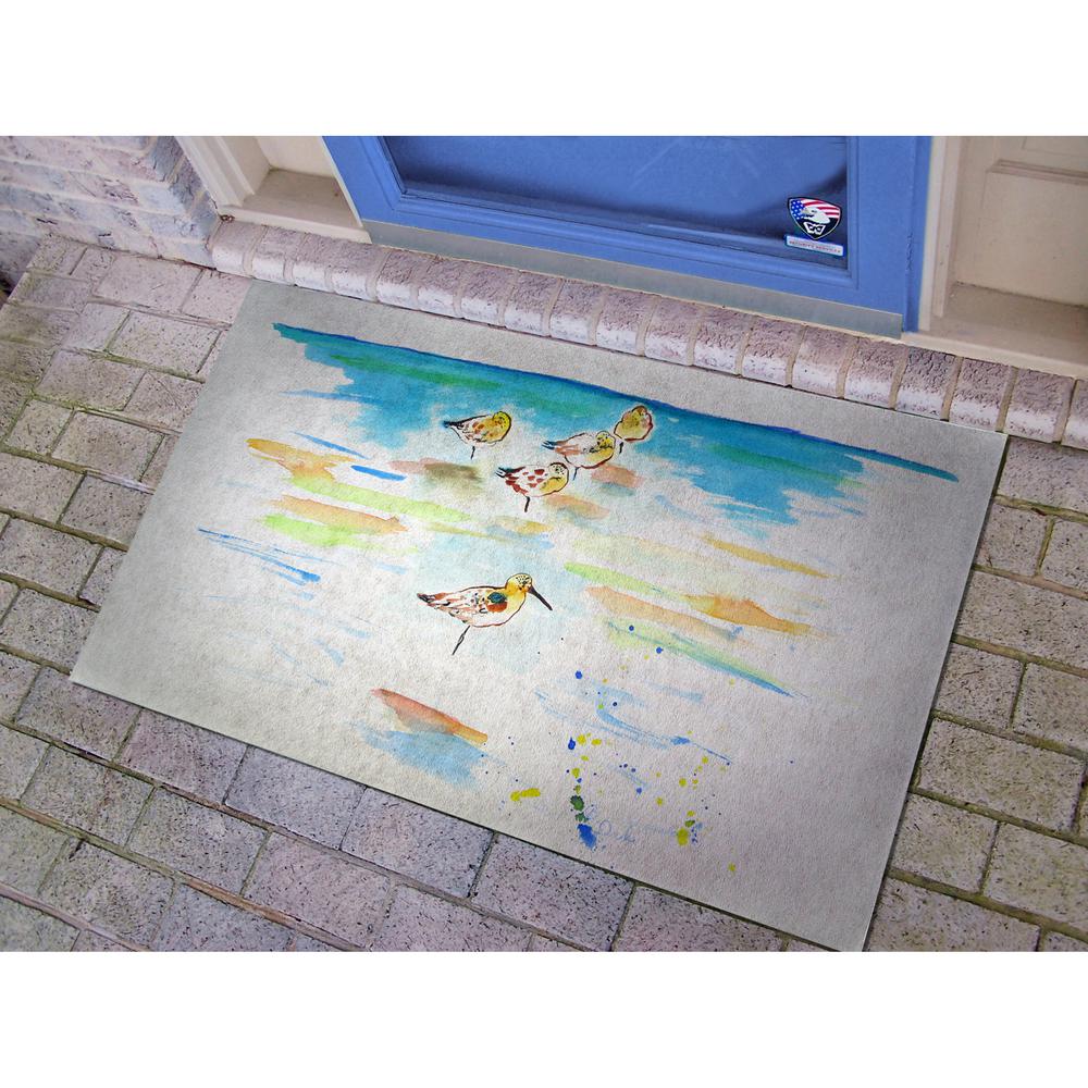 Five Sanderlings Door Mat Large 30"x50"