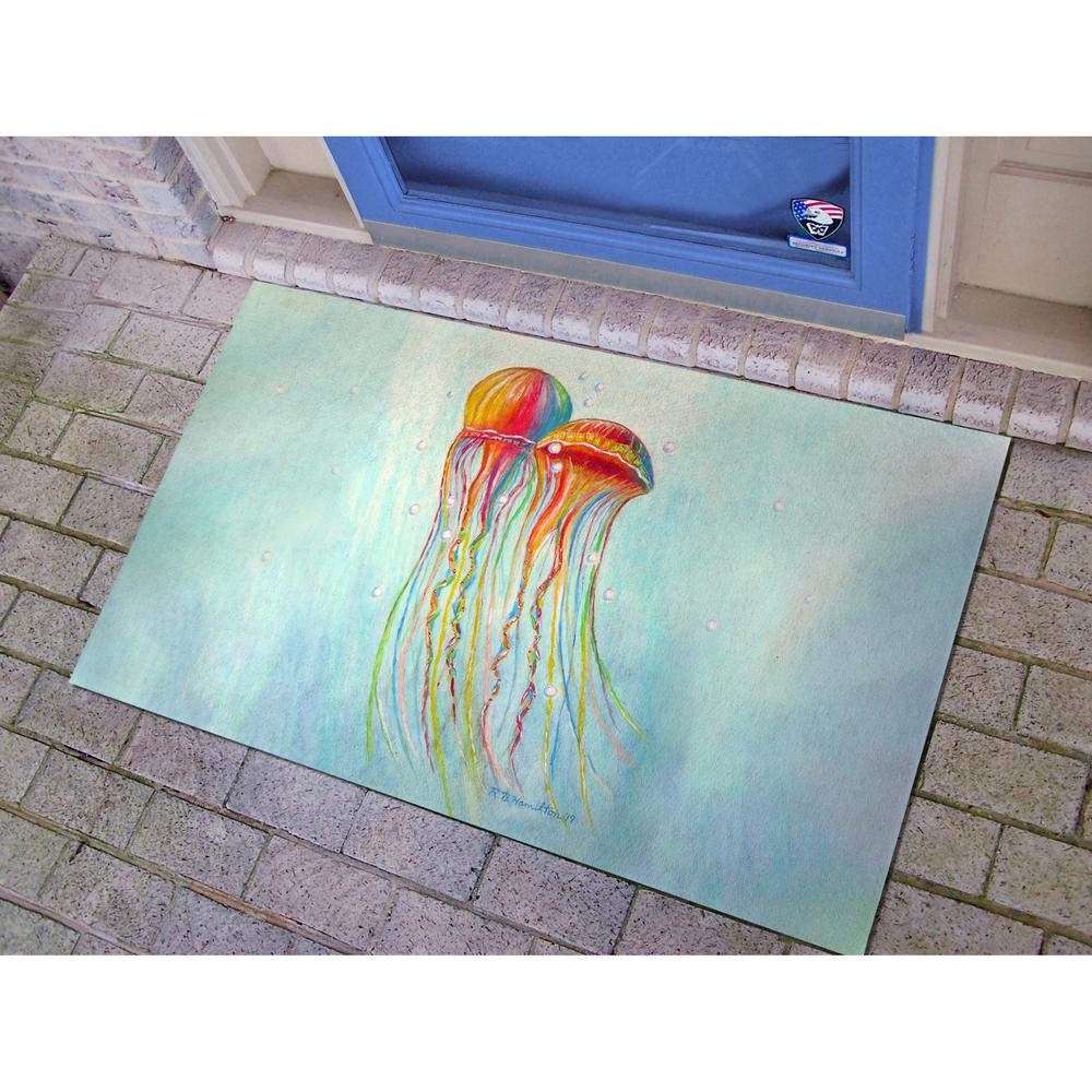 Colorful Jellyfish Door Mat 30x50