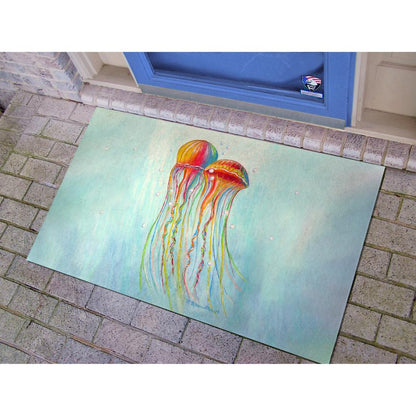 Colorful Jellyfish Door Mat 30x50
