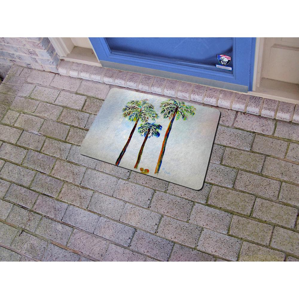 Three Palms Door Mat 18x26