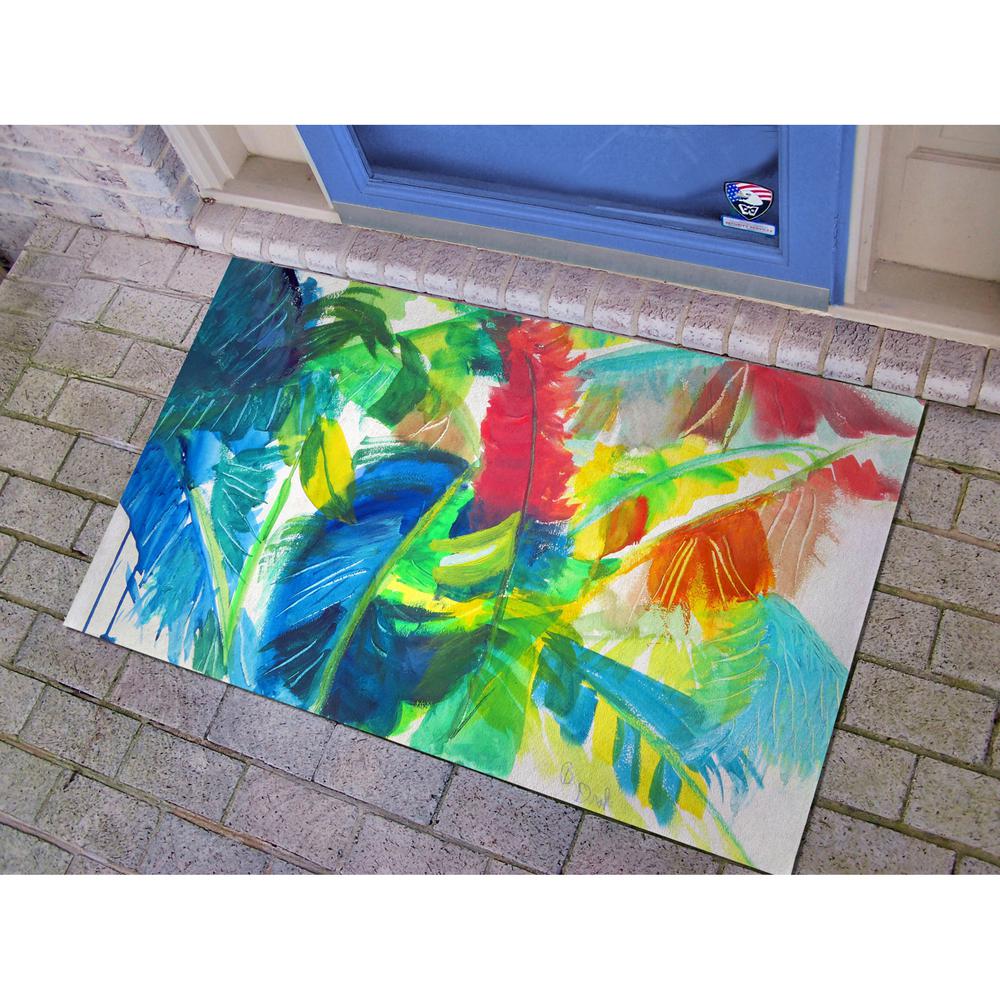 Abstract Palms Door Mat 30x50