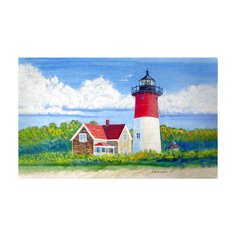 Nauset Lighthouse, Cape Cod, MA Door Mat 30x50