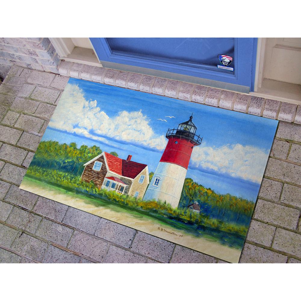 Nauset Lighthouse, Cape Cod, MA Door Mat 30x50