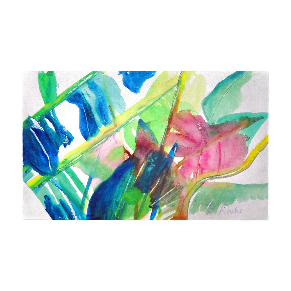 Pink Palms Door Mat 30x50