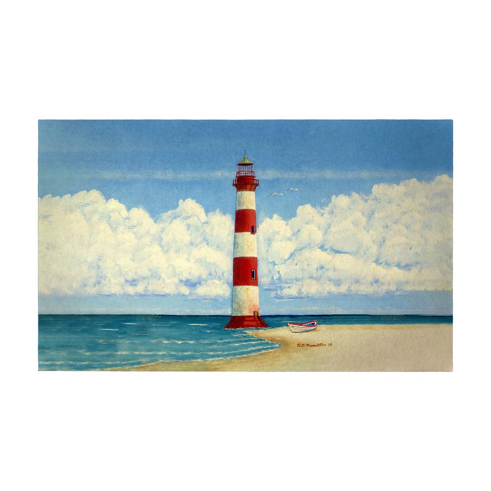 Morris Island and Lighthouse, SC Door Mat 30x50