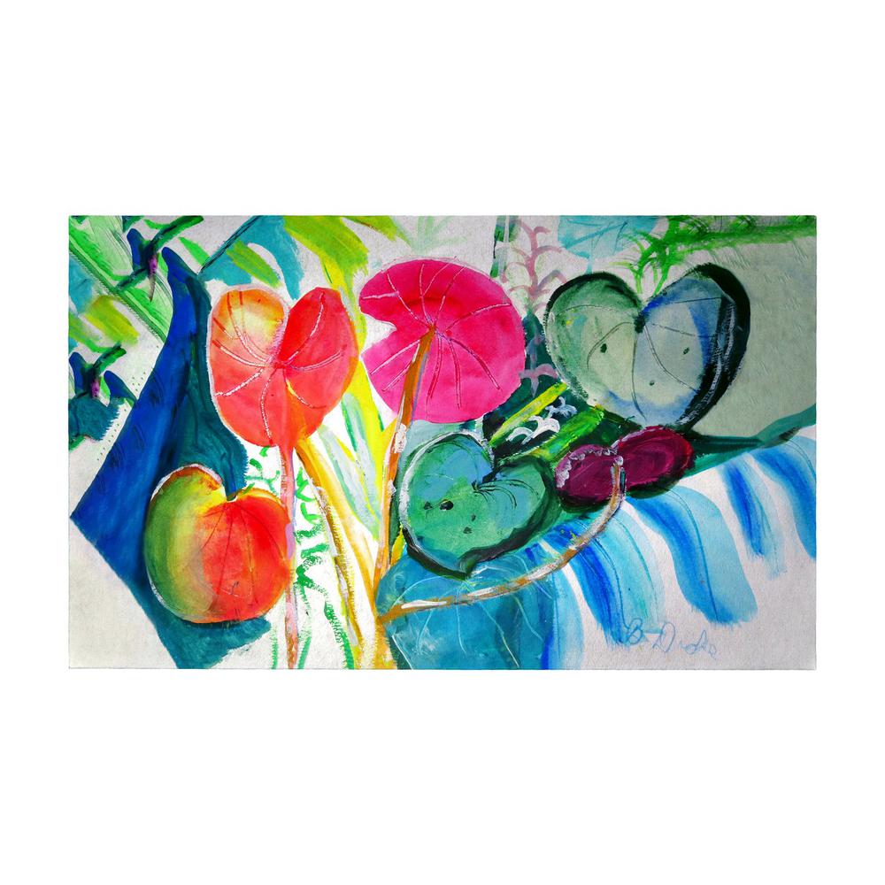 Cyclamen Plant Door Mat 30x50