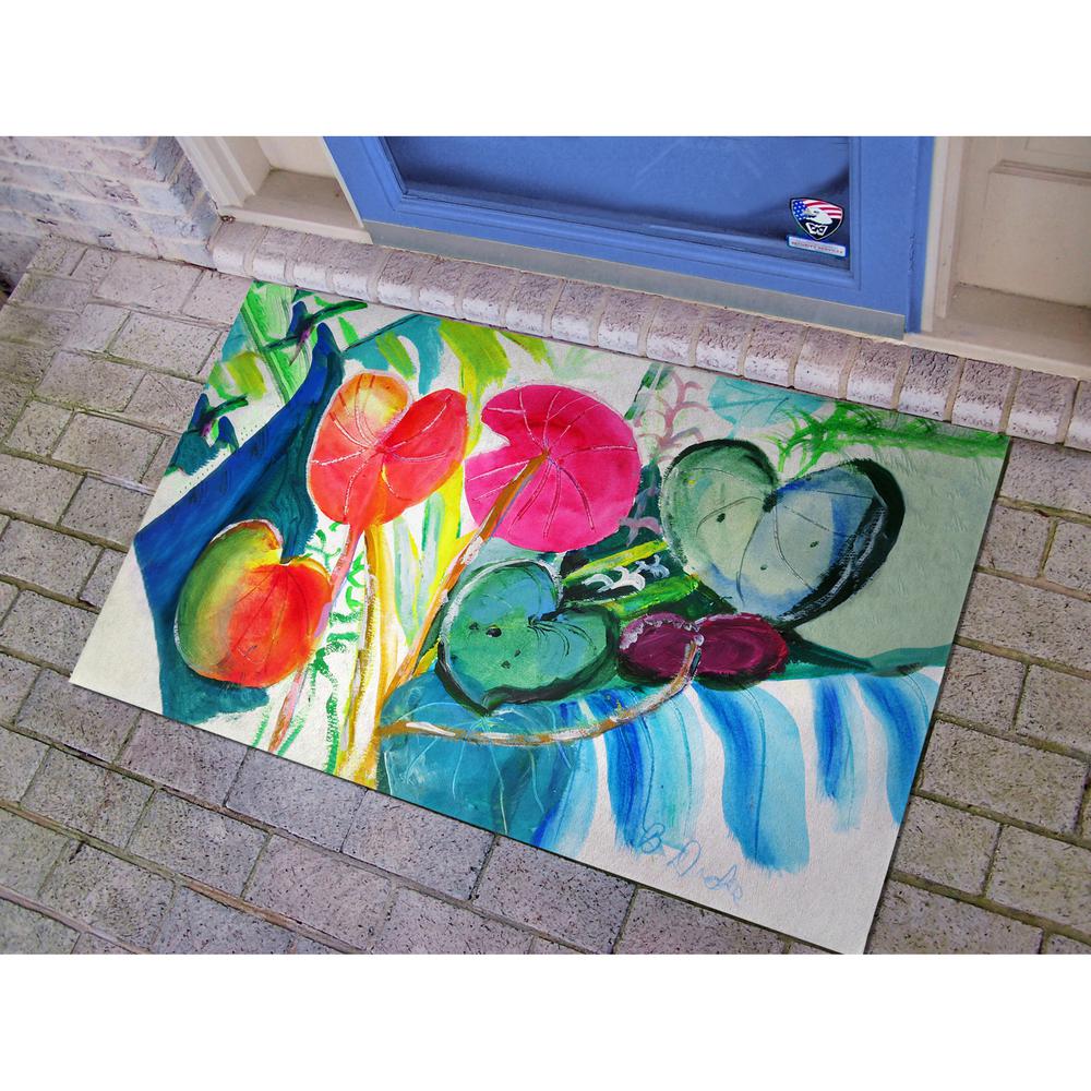 Cyclamen Plant Door Mat 30x50