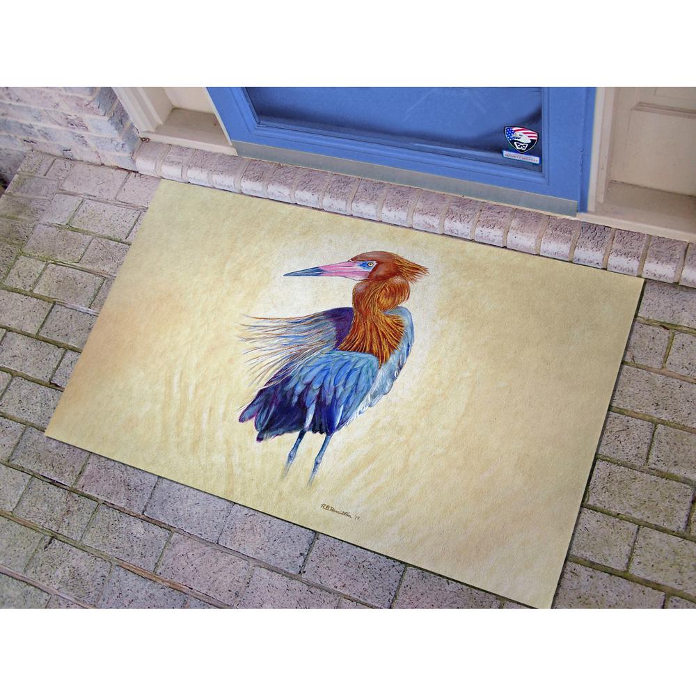Reddish Egret Portrait Door Mat 30x50