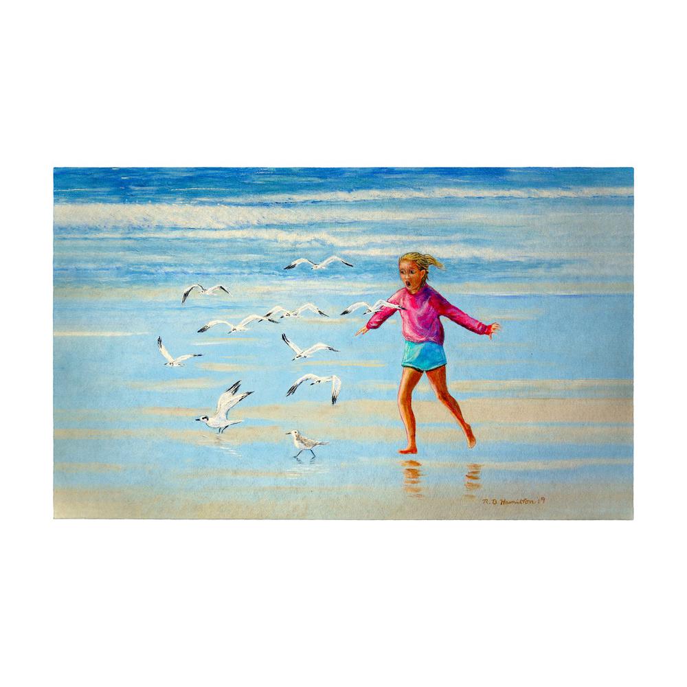 Chasing Gulls Door Mat 30x50