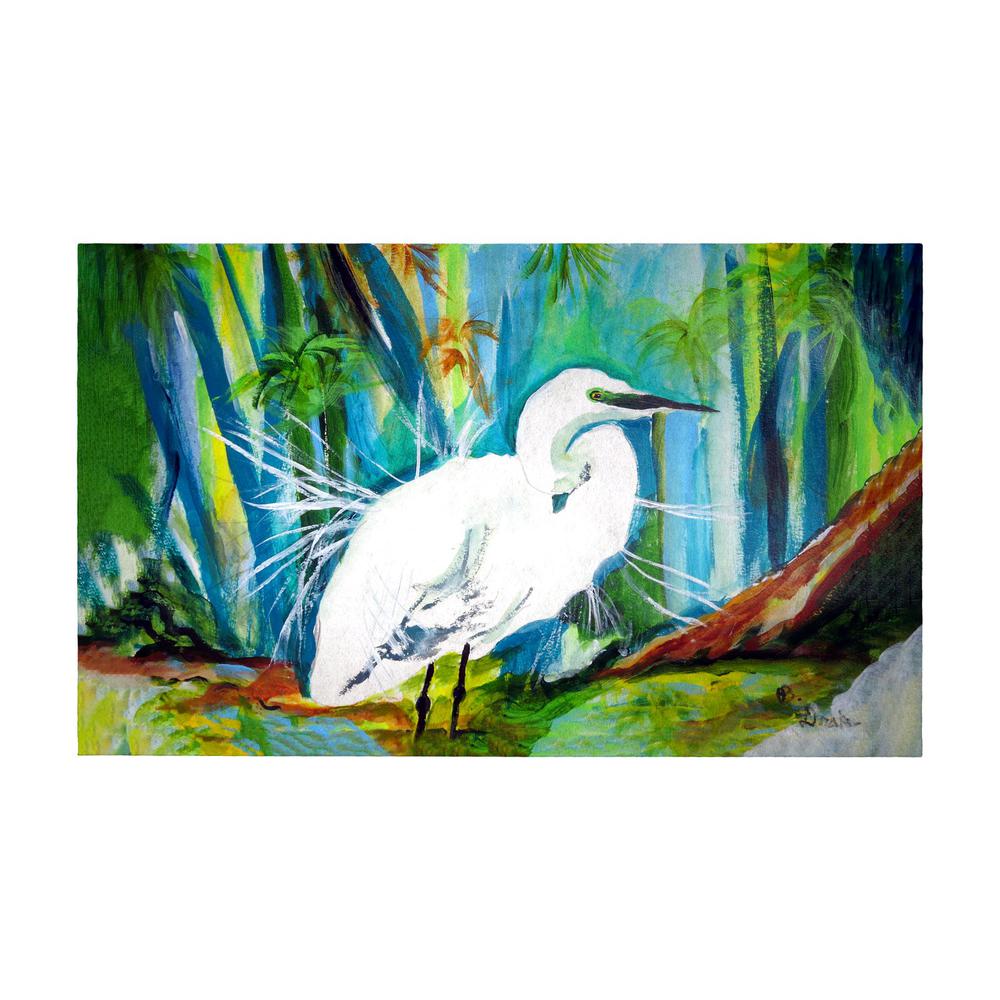 Acrylic Egret Door Mat 30x50