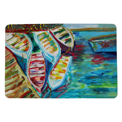 Six Rowboats Door Mat 18x26