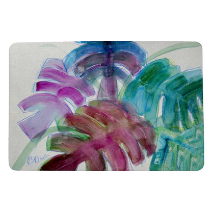 Monstera Leaves Door Mat 18x26