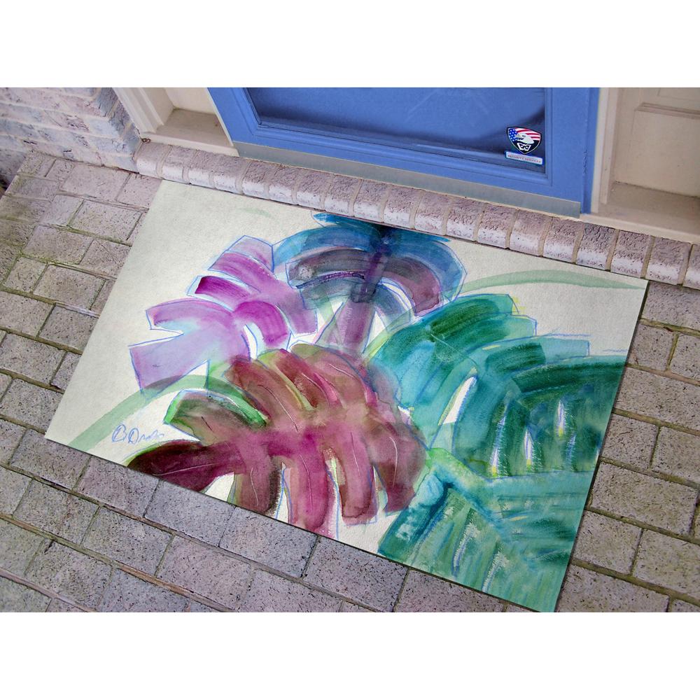 Monstera Leaves Door Mat 30x50