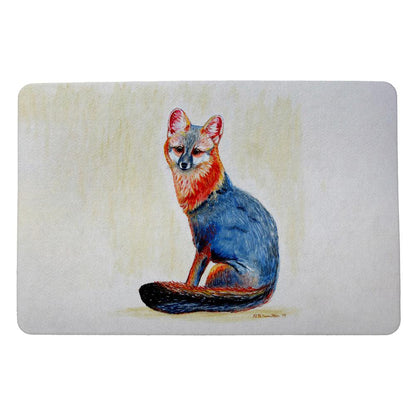 Gray Fox Door Mat 18x26
