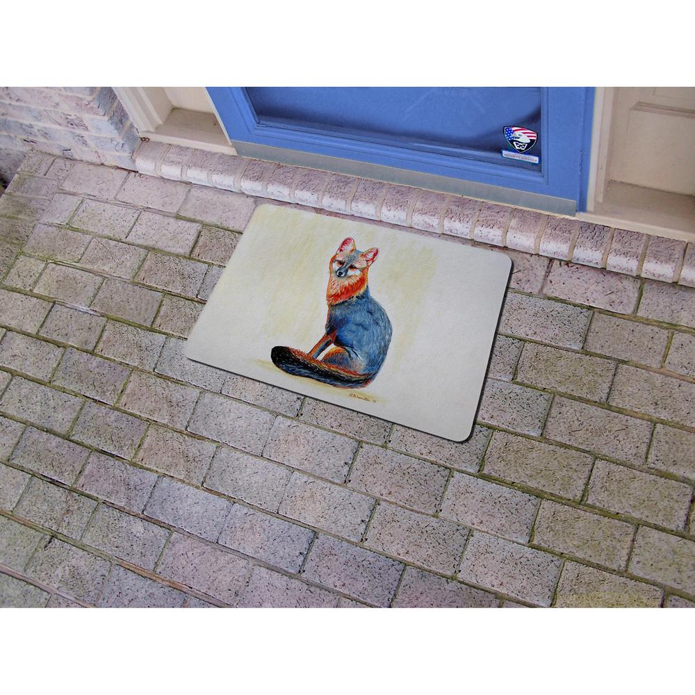Gray Fox Door Mat 18x26