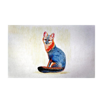 Gray Fox Door Mat 30x50