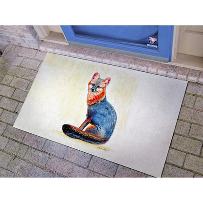 Gray Fox Door Mat 30x50