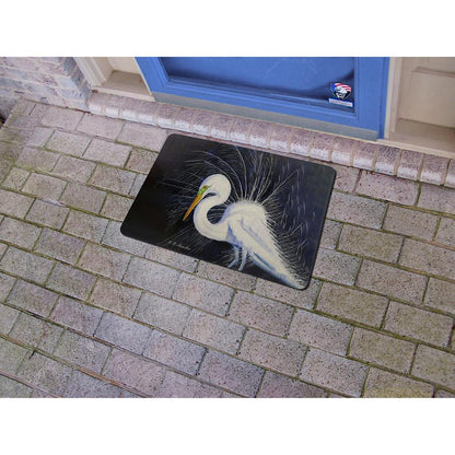 Breeding Egret Door Mat 18x26