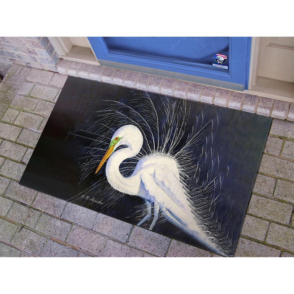 Breeding Egret Door Mat 30x50