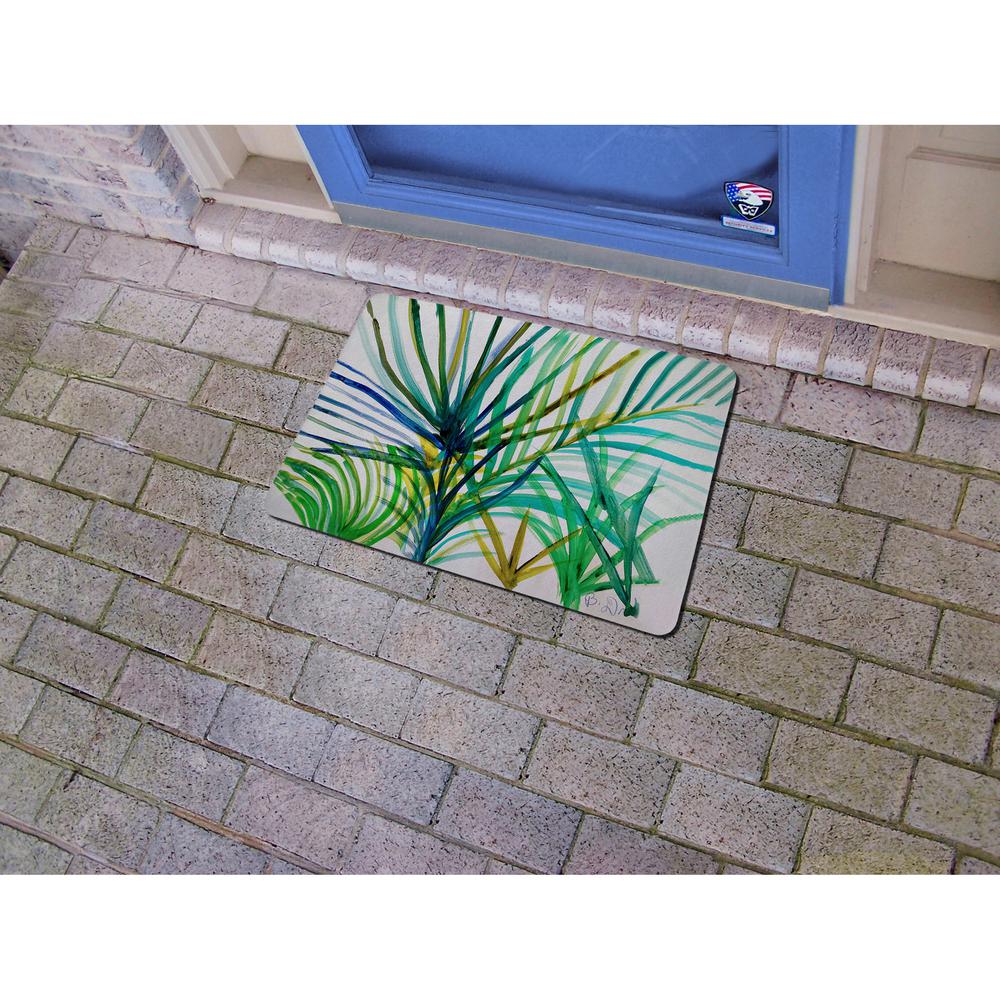 Teal Palms Door Mat 18x26