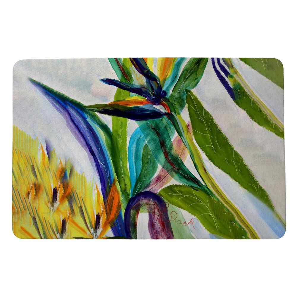 Teal Paradise II Door Mat 18x26