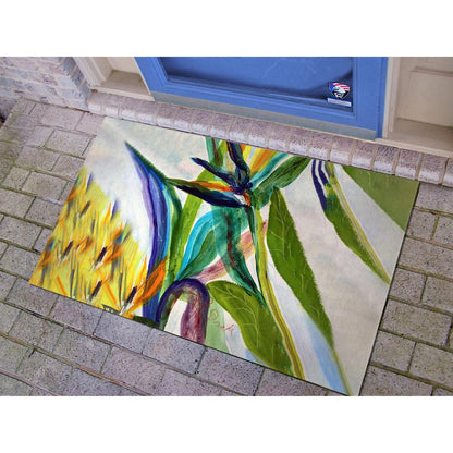 Teal Paradise II Door Mat 30x50