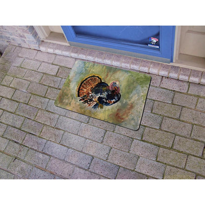 Colorful Turkey Door Mat 18x26