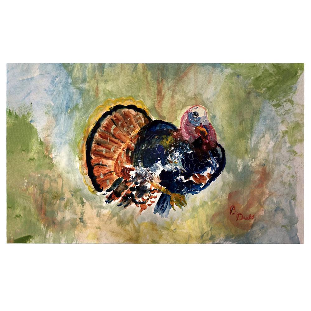 Colorful Turkey Door Mat 30x50