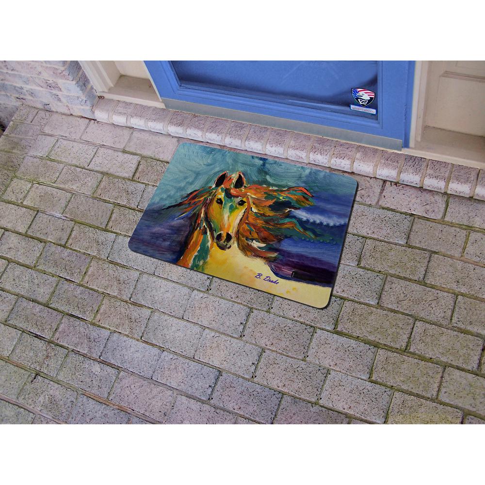 Colorful Horse Door Mat 18x26