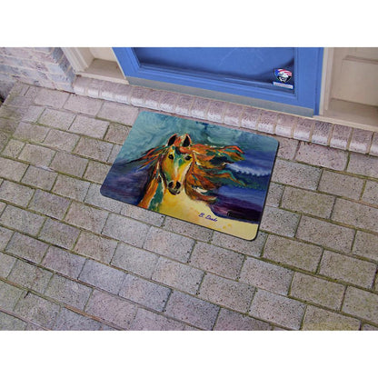 Colorful Horse Door Mat 18x26