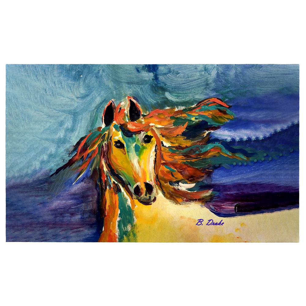 Colorful Horse Door Mat 30x50