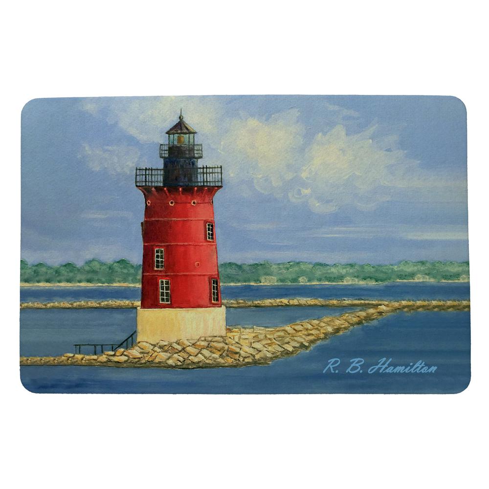Breakwater Lighthouse Door Mat 18x26