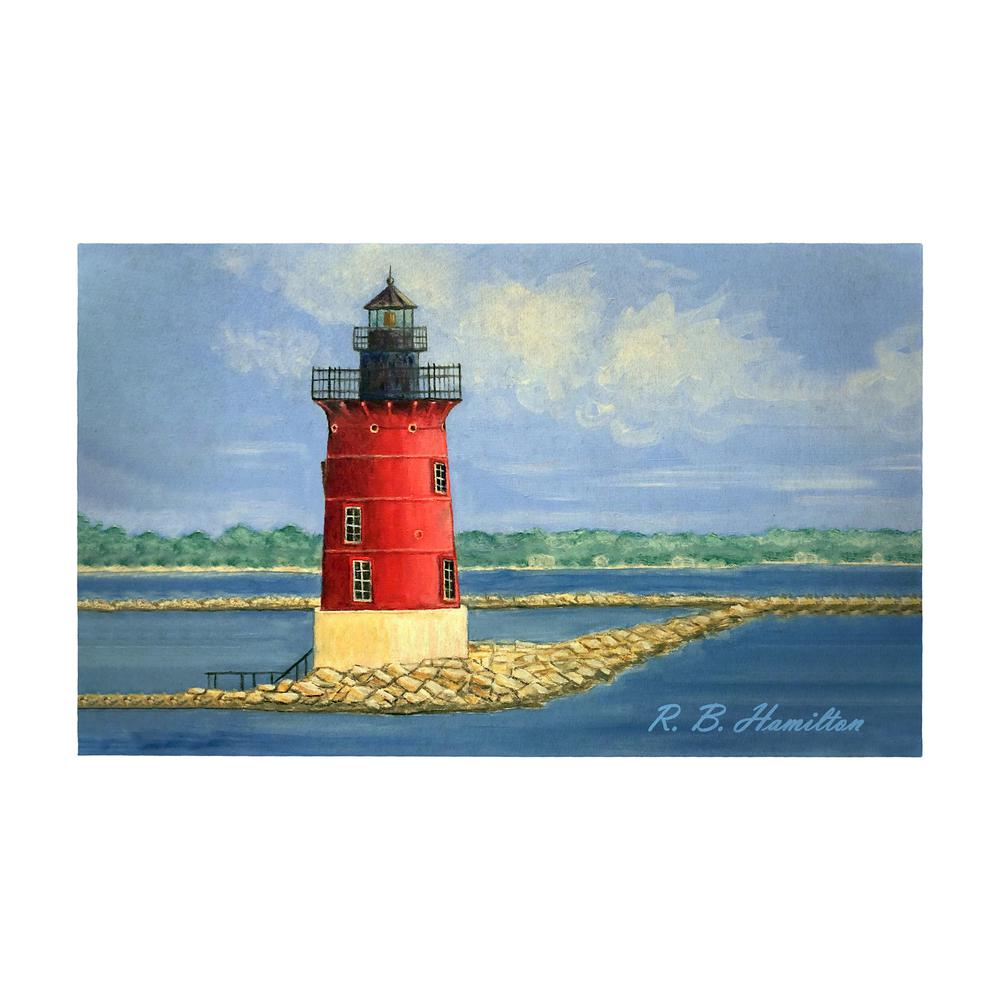 Breakwater Lighthouse Door Mat 30x50